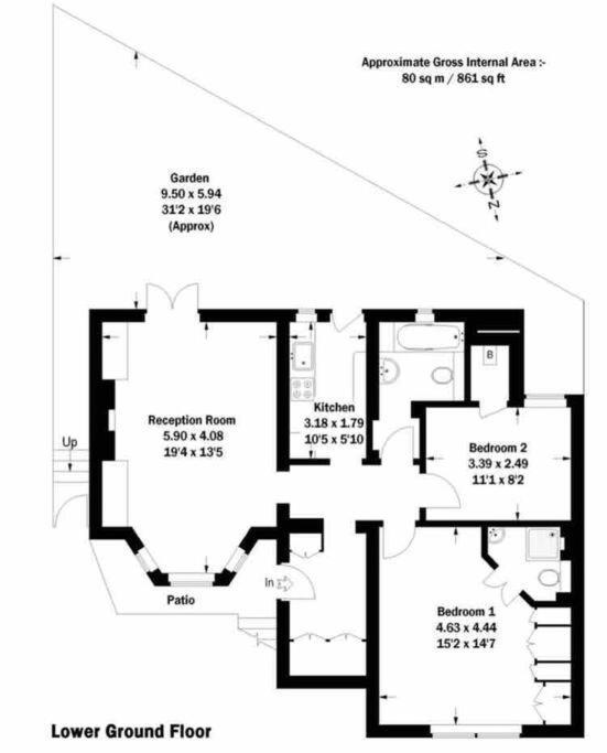Beautiful 2 Bed/ 2 Bath Notting Hill Garden Flat Apartment ลอนดอน ภายนอก รูปภาพ